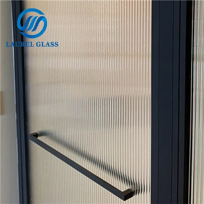 Gemustertes Glas für Türen