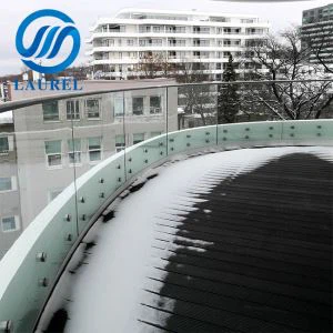 Gebogenes gehärtetes Glas für Glasgeländer